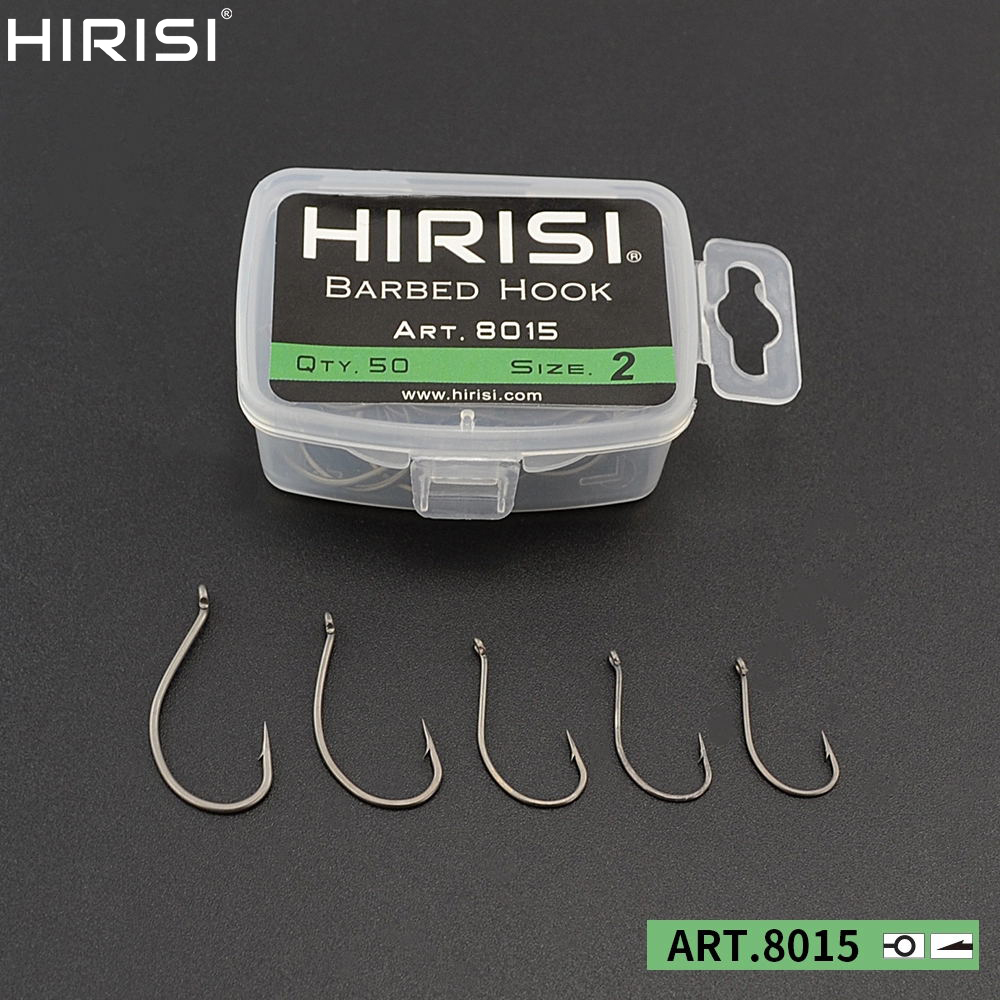 Fishing Hook Offset - 100pcs Coated High Carbon Steel Barbed