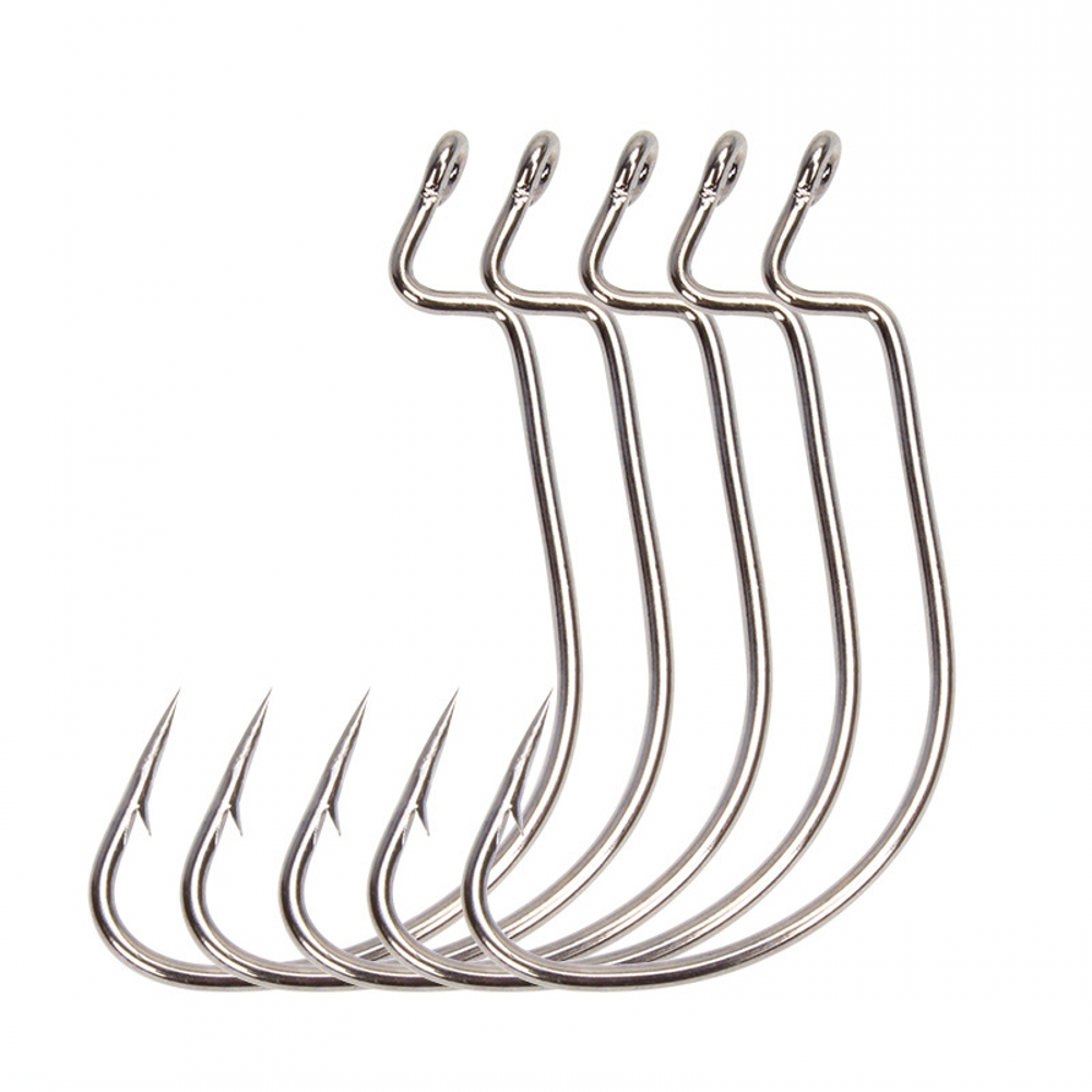 Fishing Hook Offset - 50pcs/Lot Wide Gap Texas Fishing Hooks