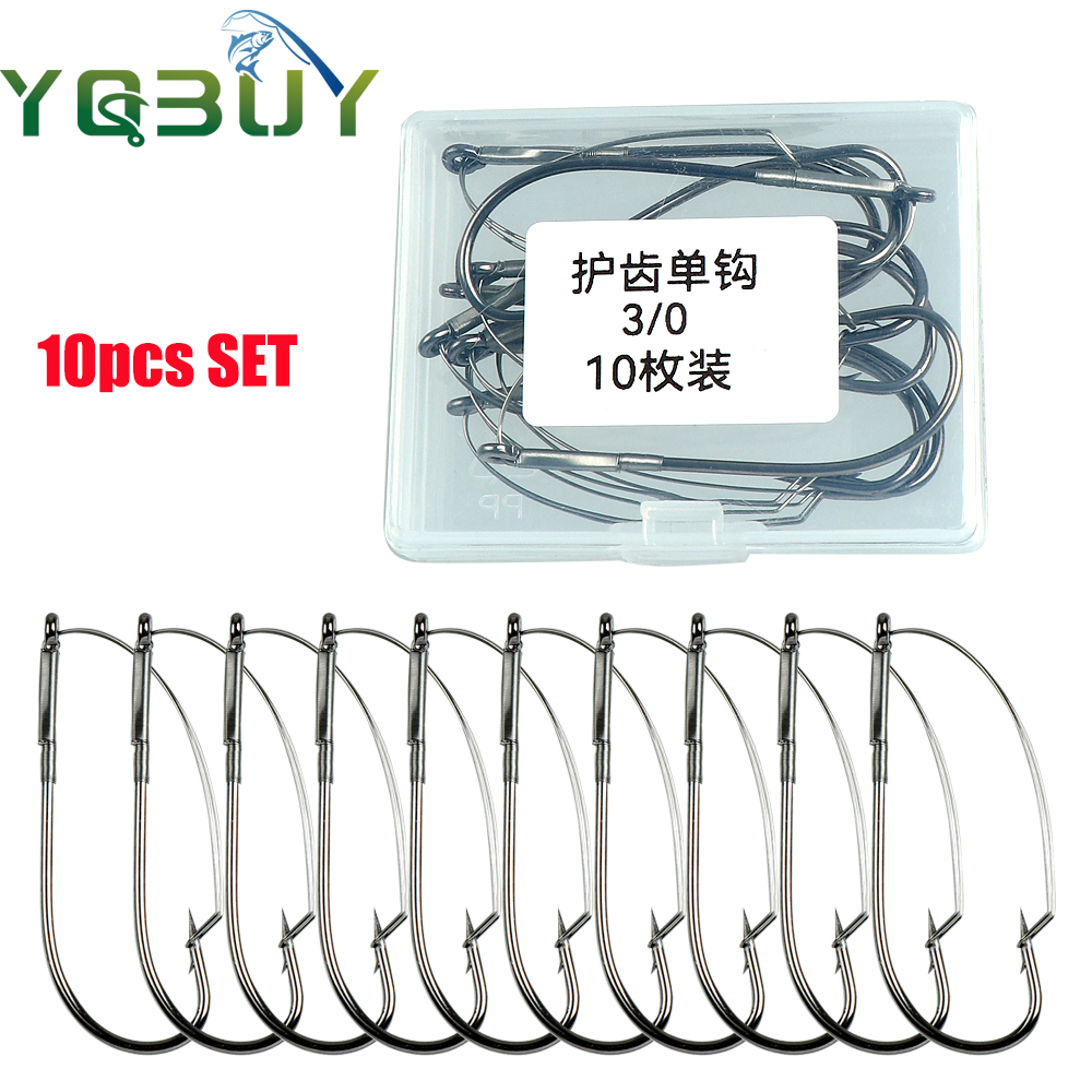 Fishing Hook Weedless - 10Pcs/box Fishing Wacky Weedless Hooks Barbed