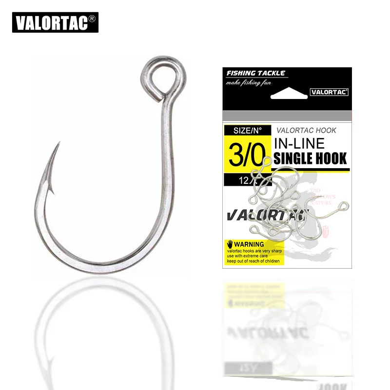 Fishing Hook Offset - 12pcs/pack Inline Fishing Hooks For lure