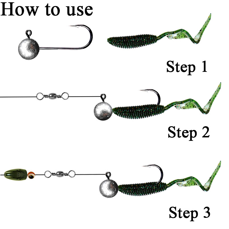 10pcs/lot Jig Head Fishing Hoo – Fishing Hook Offset Bewertung und Preis