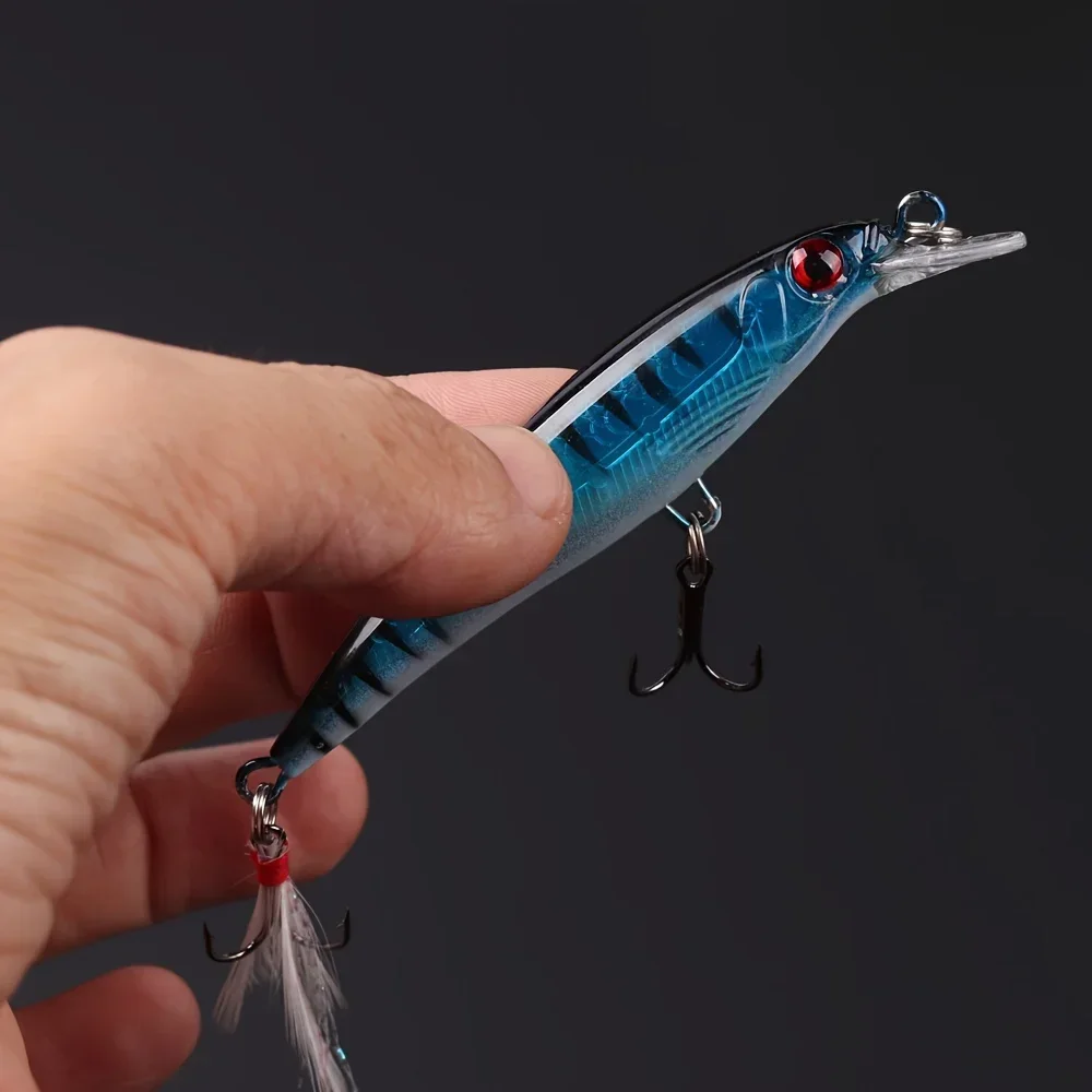 Laser 3D Eyes Bionic Minnow Fi – Fishing Hook Treble Bewertung und Preis