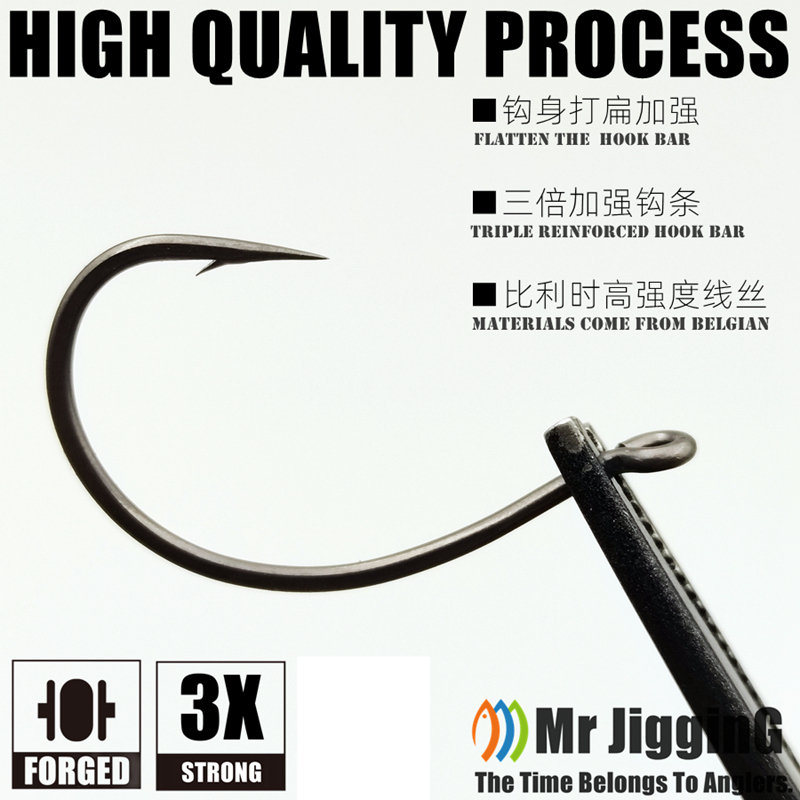 Mr JigginG PTFE Super Slide Wa – Fishing Hook Offset Bewertung und Preis