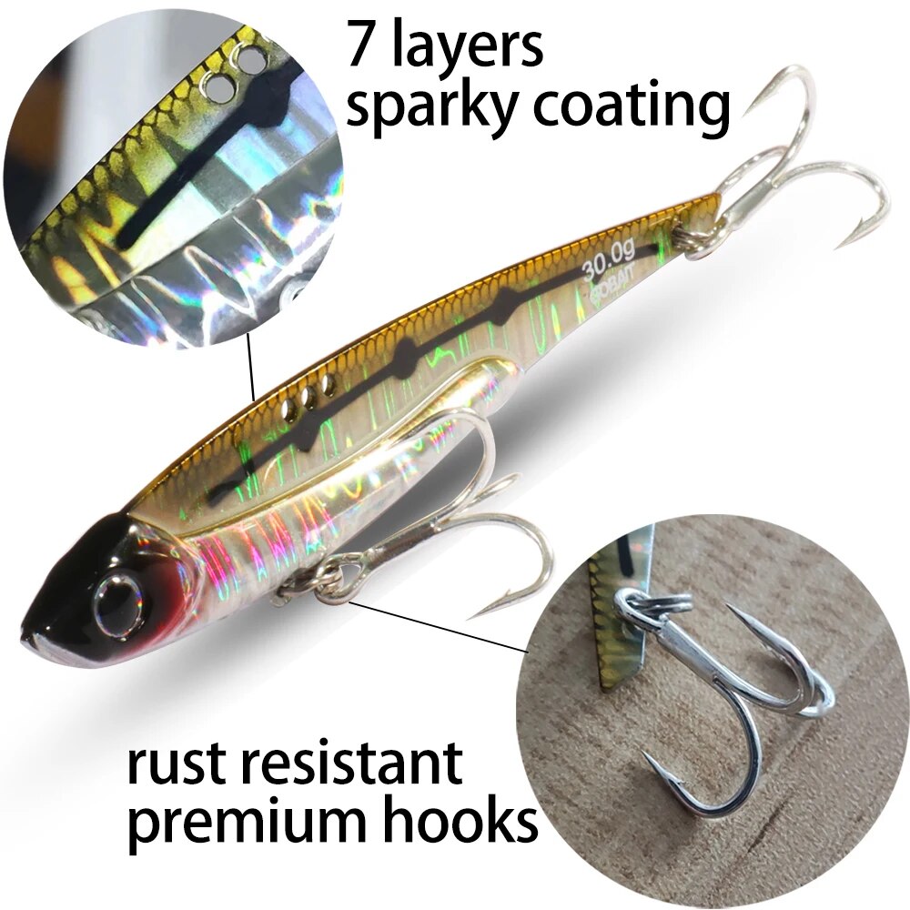 GOBAIT VIB Fishing Lure 20g 25 – Fishing Hook Treble Bewertung und Preis