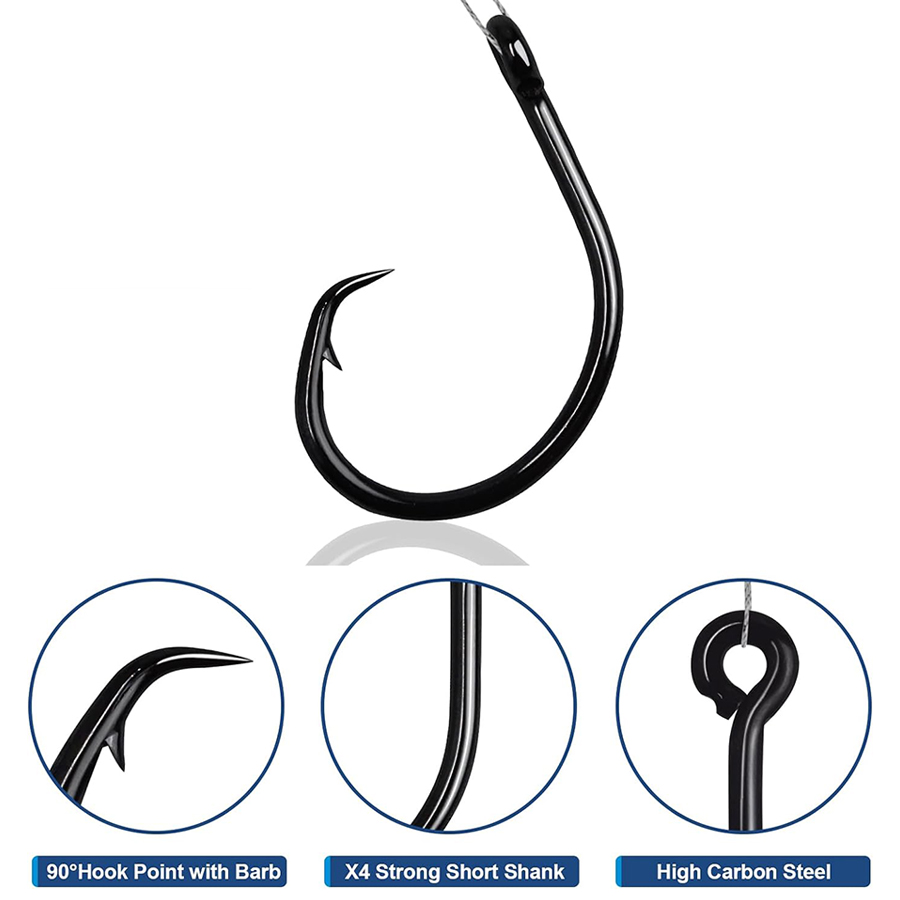 Circle Hooks 3X Strong Saltwat – Fishing Hook Offset Bewertung und Preis