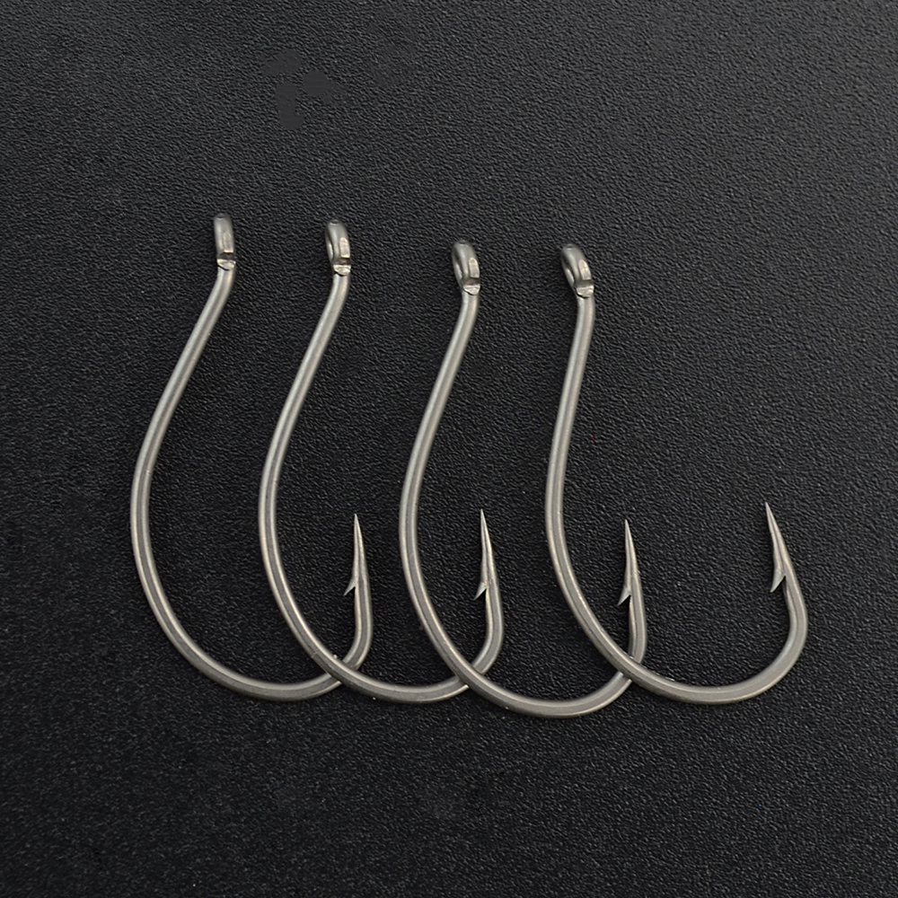 100pcs Coated High Carbon Stee – Fishing Hook Offset Bewertung und Preis