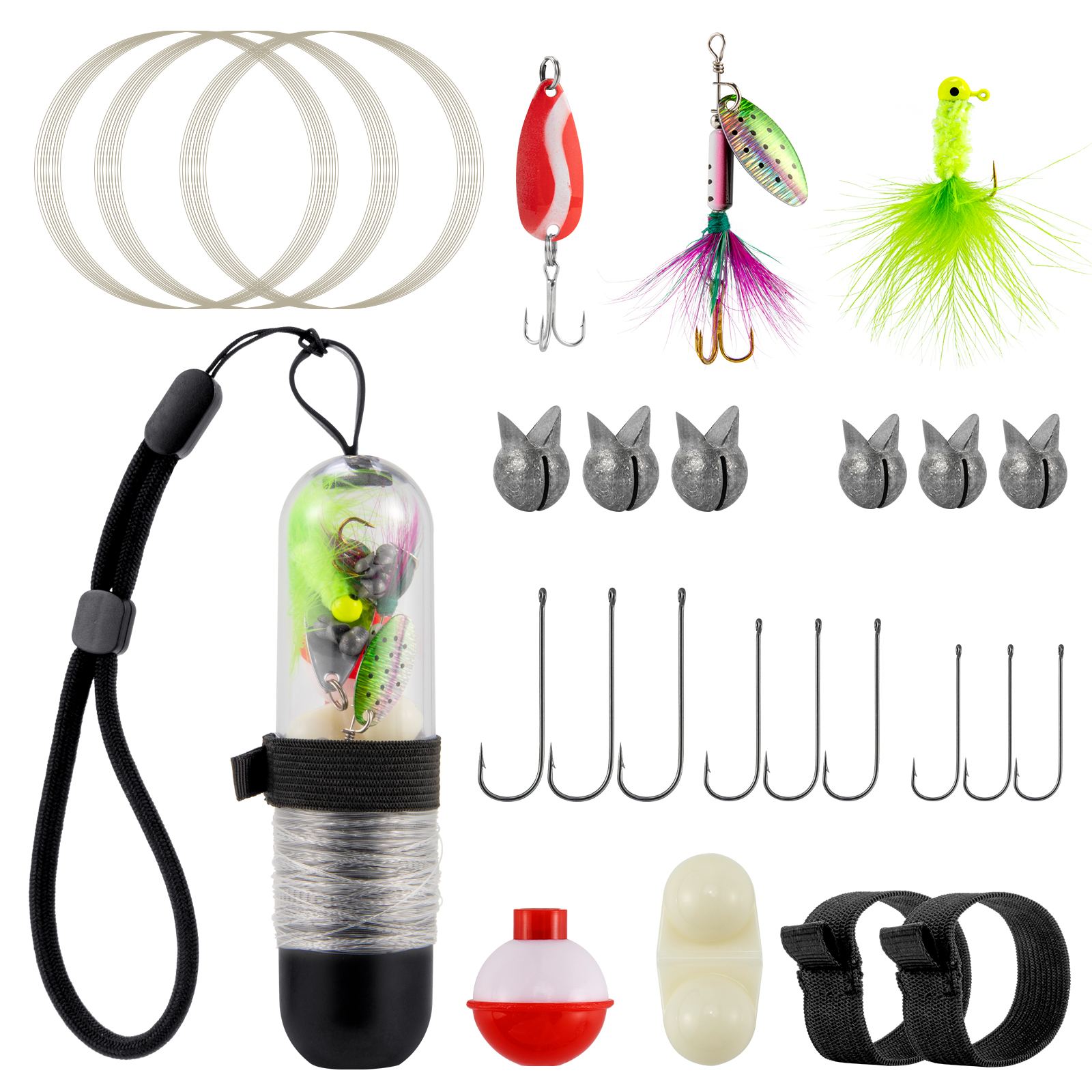 25pcs Survival Fishing Kit Poc – Fishing Hook Jig Bewertung und Preis