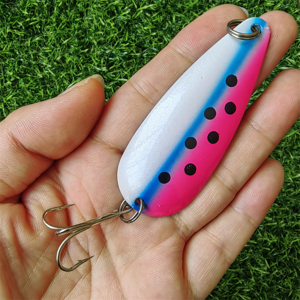 1PCS Spinner Spoon Lure 27G 19 – Fishing Hook Treble Bewertung und Preis