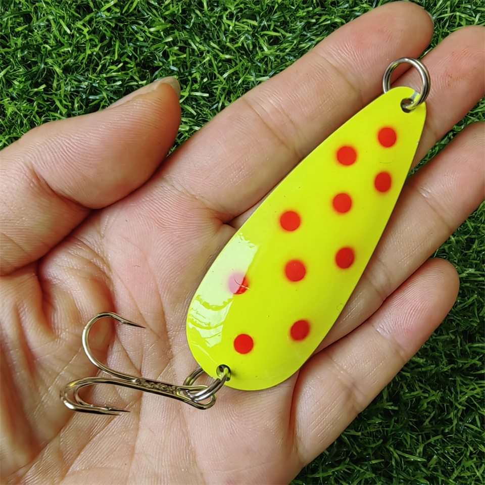 1PCS Spinner Spoon Lure 27G 19 – Fishing Hook Treble Bewertung und Preis