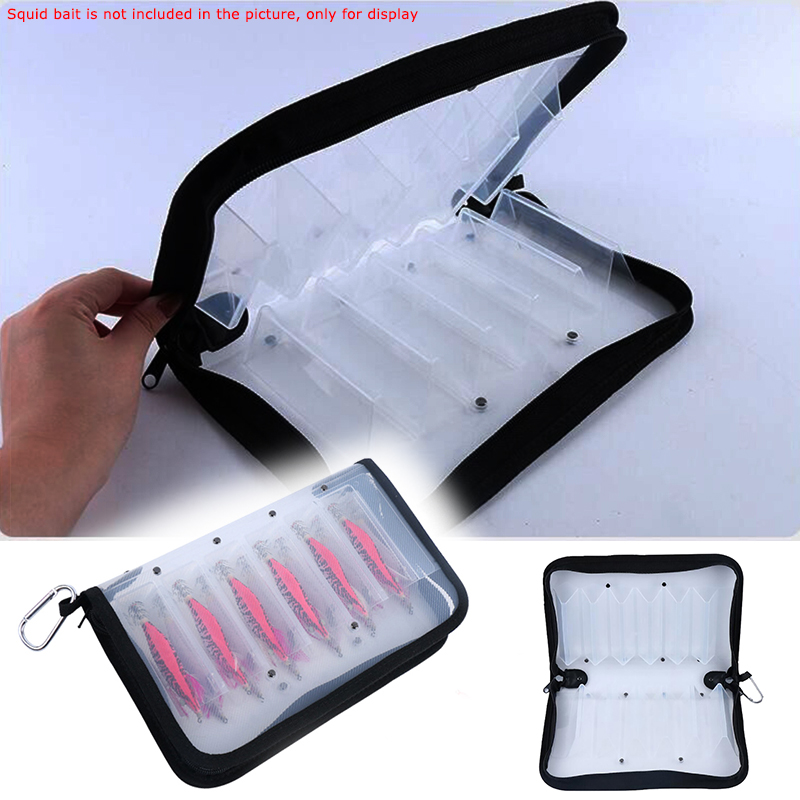 Plastic Transparent Visual Squ – Fishing Hook Jig Bewertung und Preis