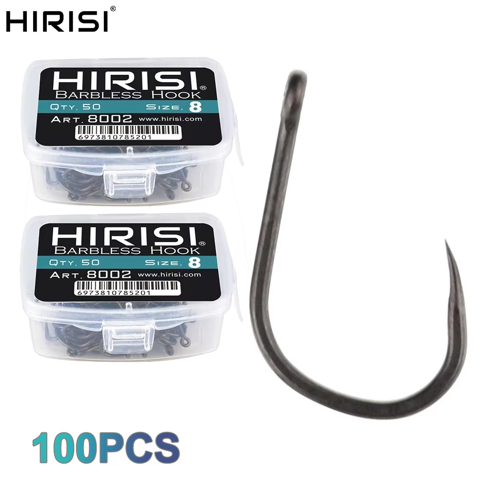 Hirisi 100pcs Barbless Fishing – Fishing Hook Barbless Bewertung und Preis