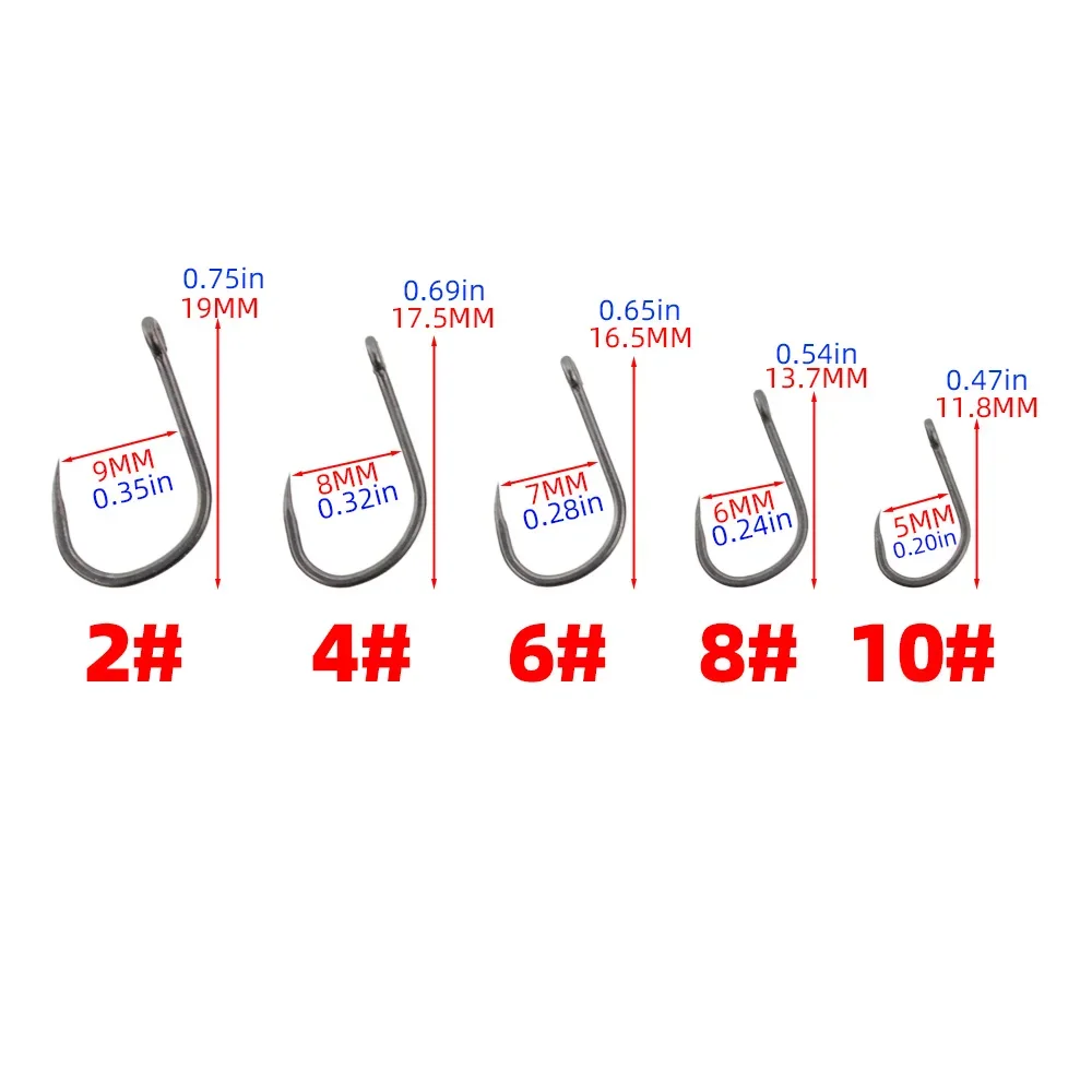 Hirisi 100pcs Barbless Fishing – Fishing Hook Barbless Bewertung und Preis