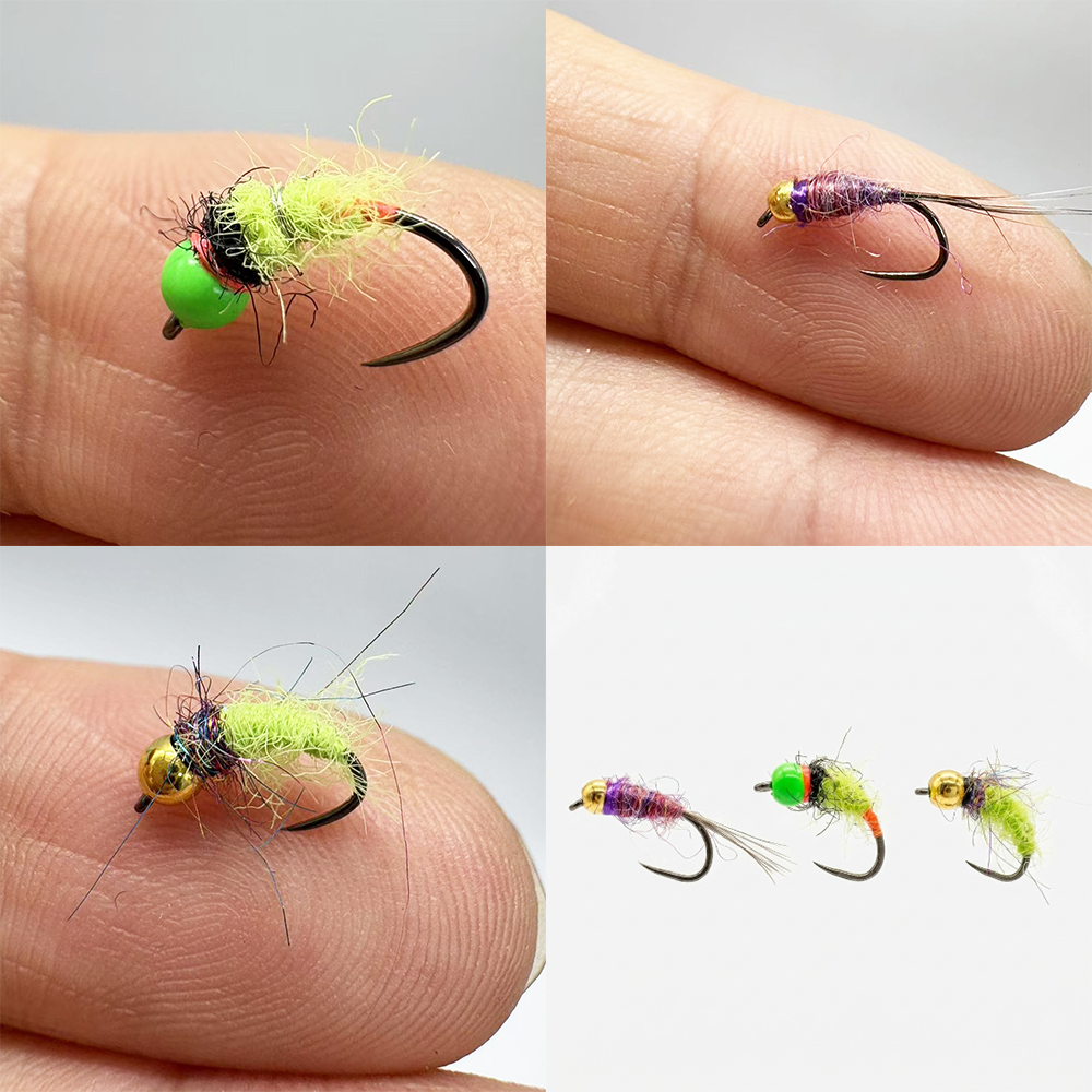6/12Pcs Mixed Wet Nymph Fly Fi – Fishing Hook Assortment Bewertung und Preis