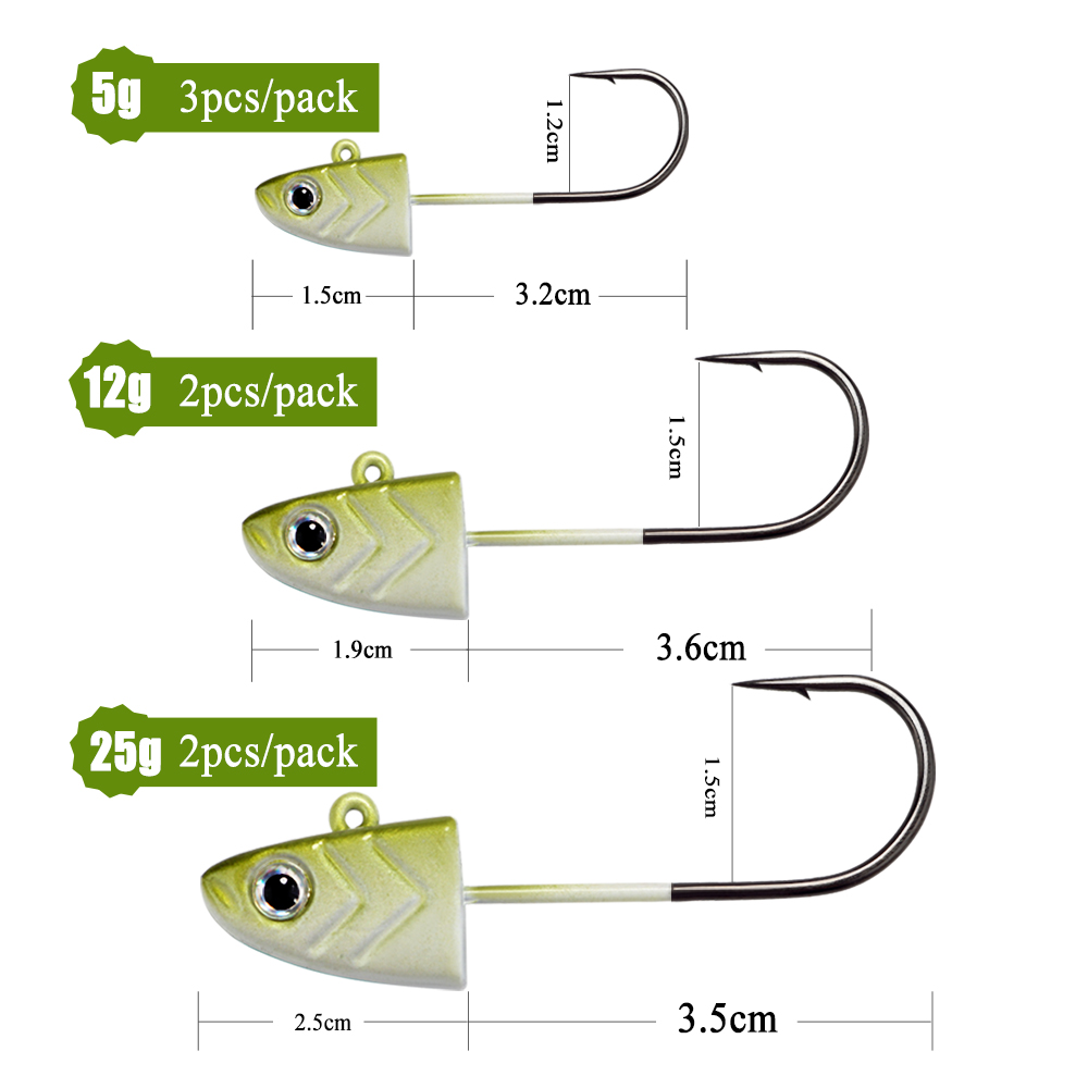 FTK Fishing Hooks 5g 12g 25g c – Fishing Hook Offset Bewertung und Preis