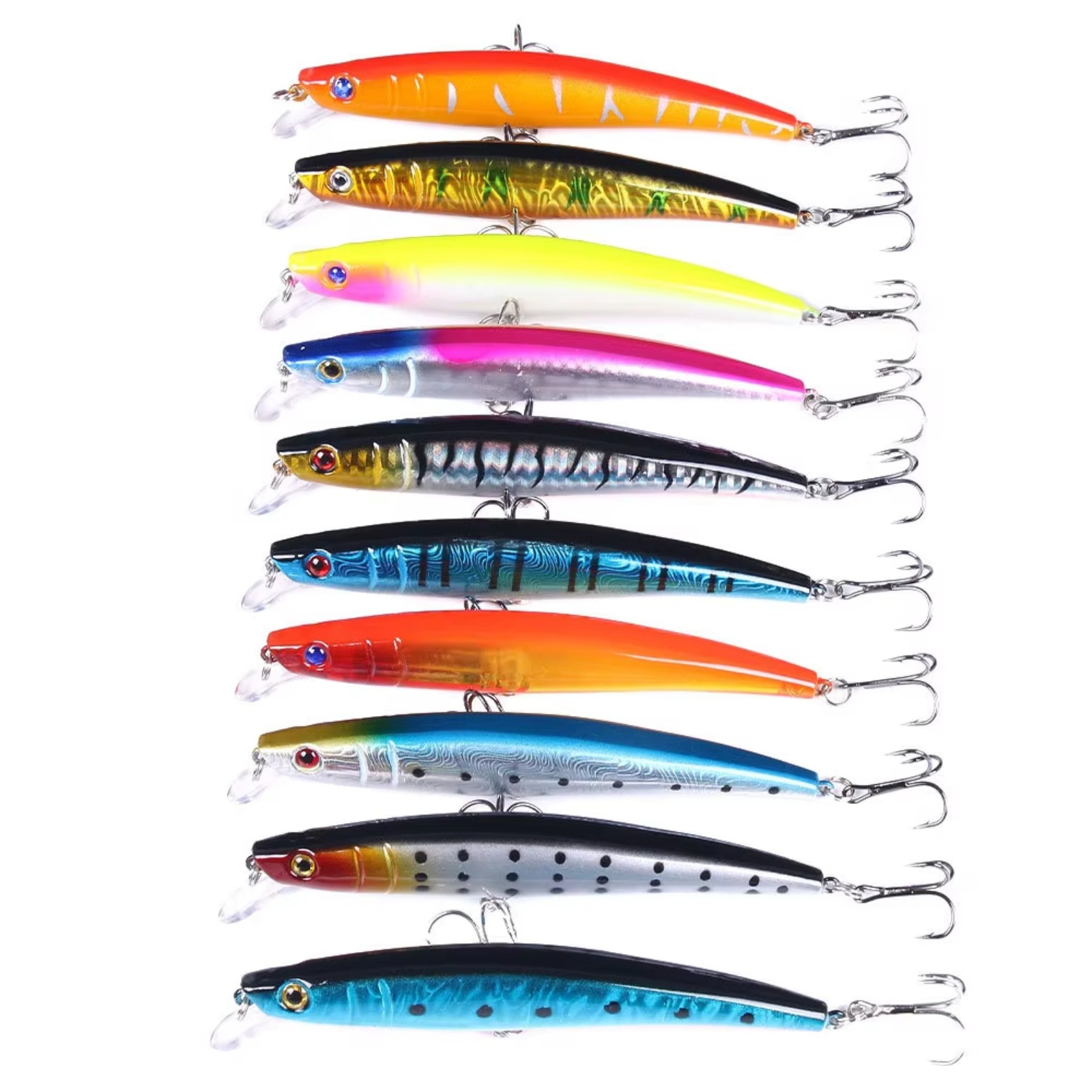 Minnow Fishing Lure 110mm 13g  – Fishing Hook Treble Bewertung und Preis