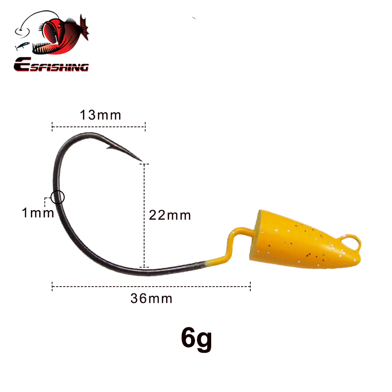 ESFISHING Offset Hook High Str – Fishing Hook Offset Bewertung und Preis