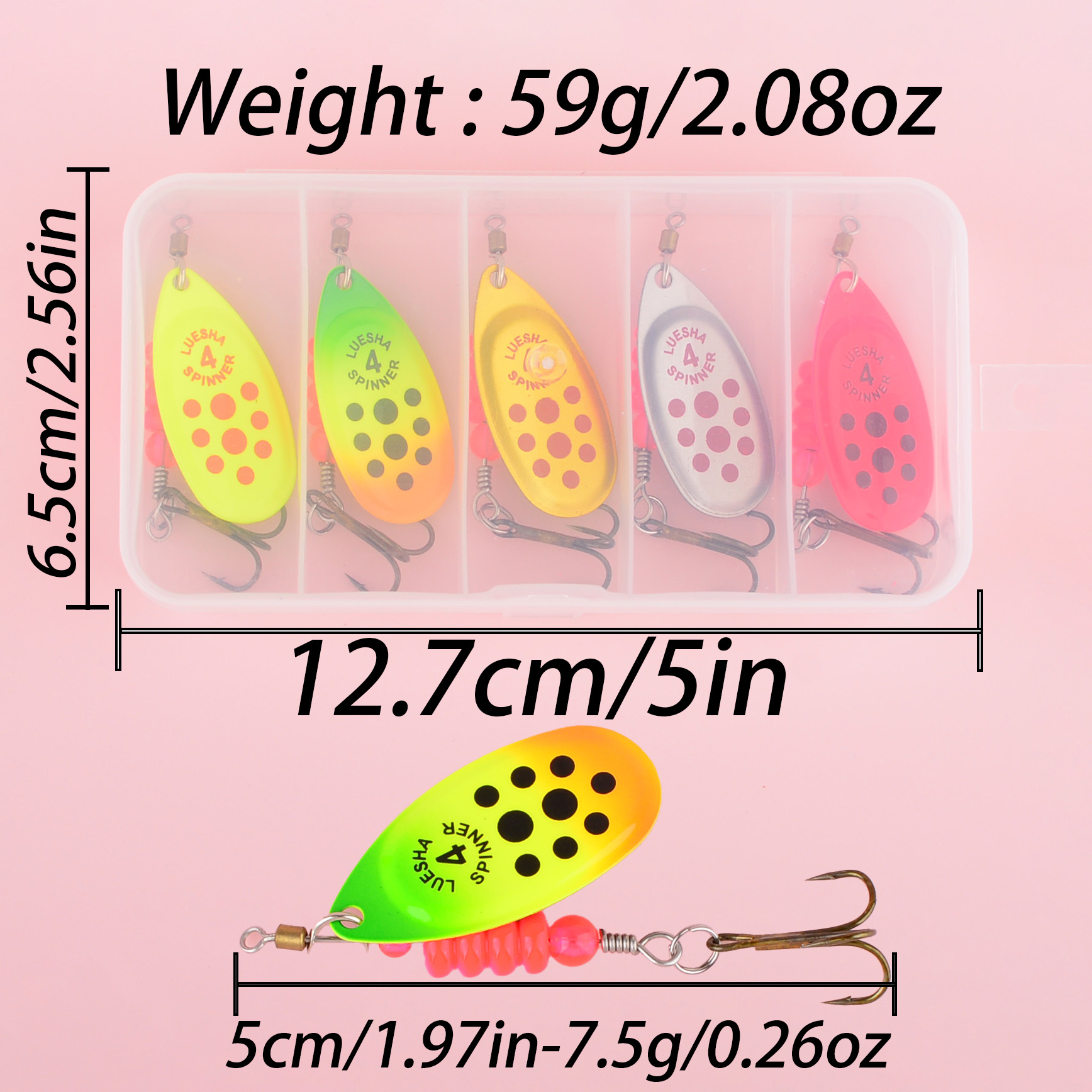 5PCS BOX FT New Metal Fishing  – Fishing Hook Treble Bewertung und Preis