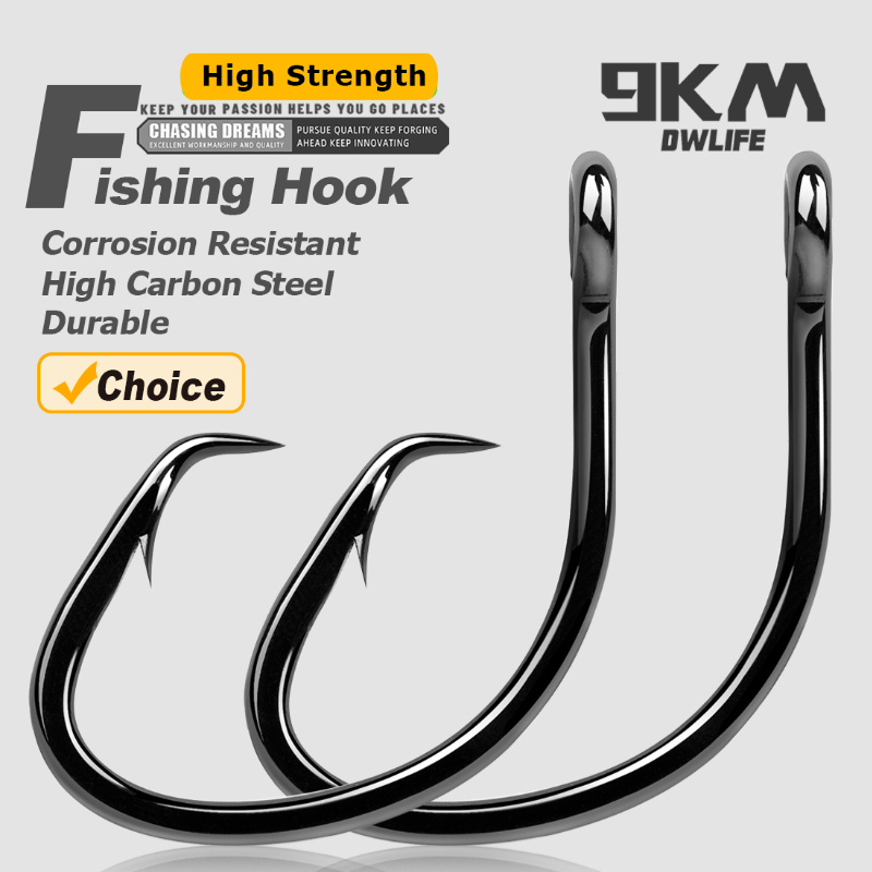 9KM Circle Hooks 25~50Pcs Salt – Fishing Hook Offset Bewertung und Preis