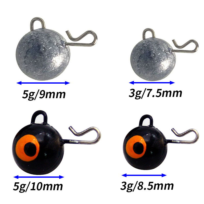 5Pcs Fishing Weight Sinker Rou – Fishing Hook Jig Bewertung und Preis