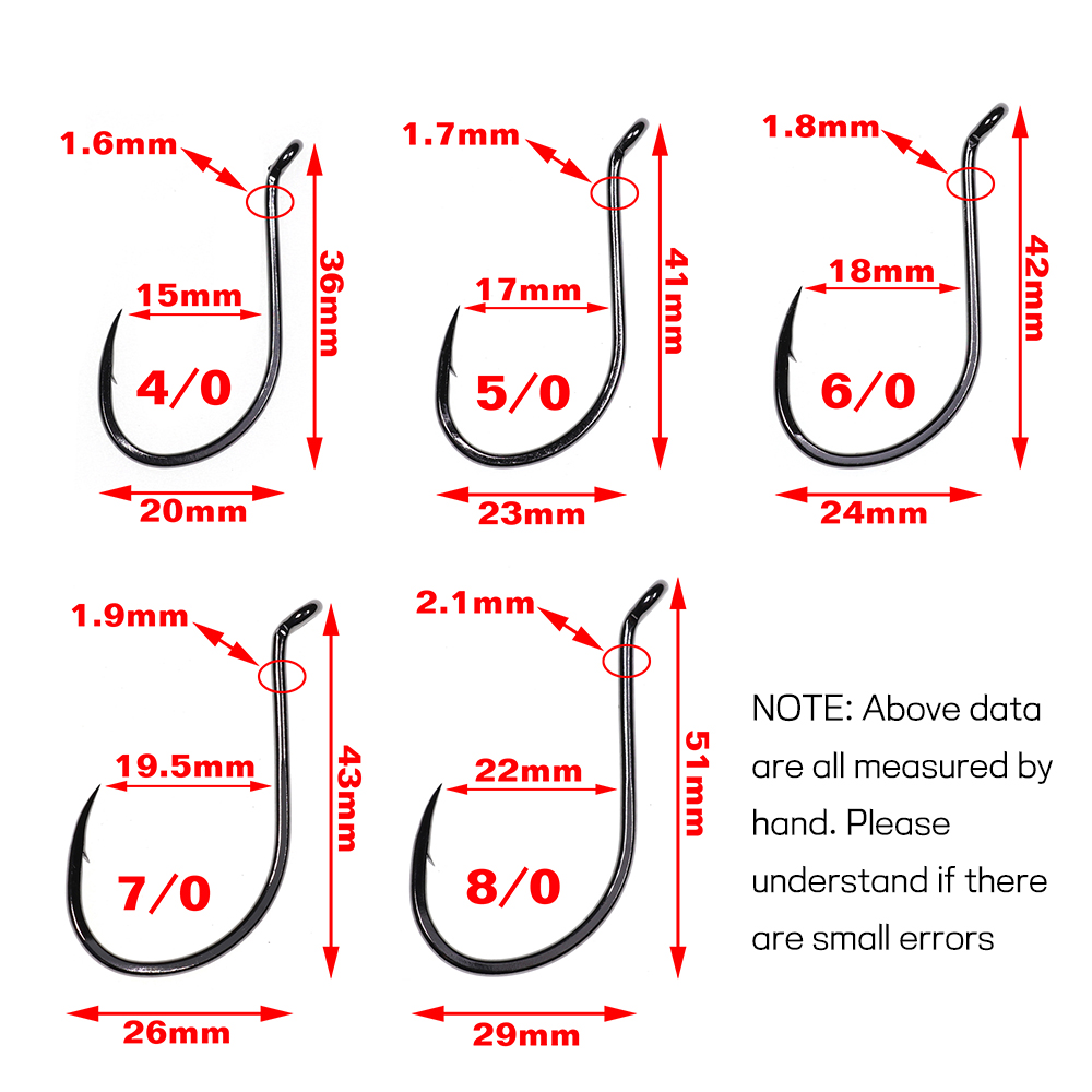 Bimoo 20pcs Offset Octopus Bea – Fishing Hook Barbless Bewertung und Preis