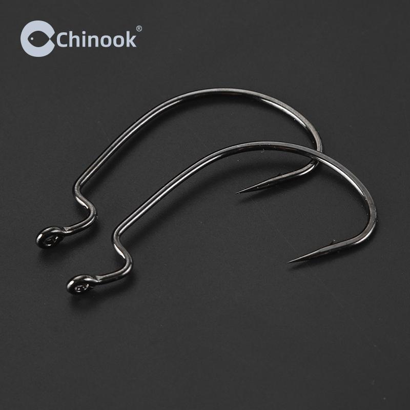 Chinook 20pcs Wide worm Texan  – Fishing Hook Offset Bewertung und Preis