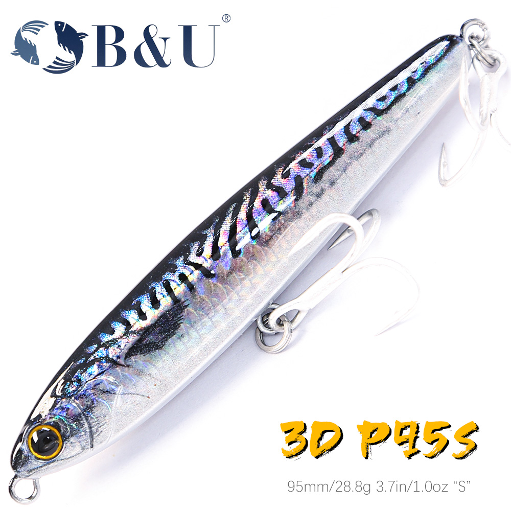 B&U Sinking Pencil Fishing Lur – Fishing Hook Treble Bewertung und Preis