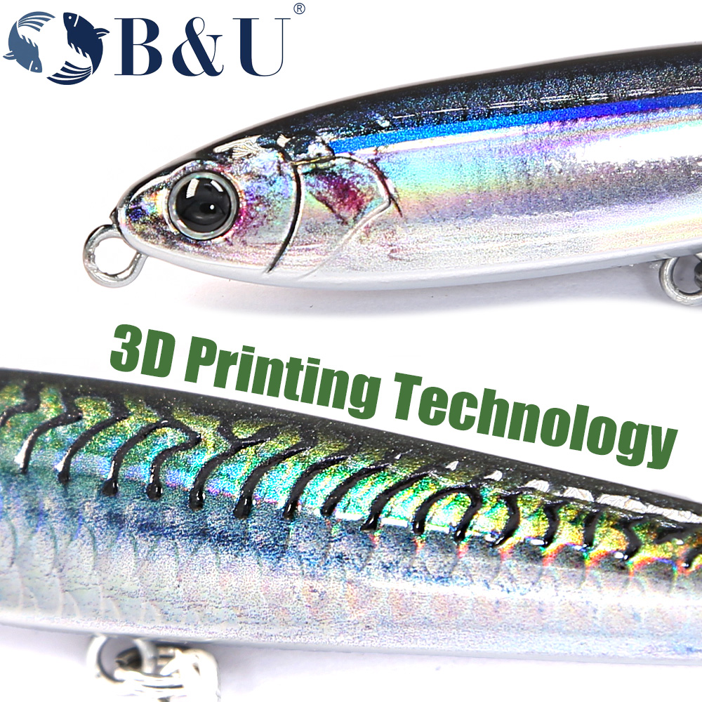 B&U Sinking Pencil Fishing Lur – Fishing Hook Treble Bewertung und Preis
