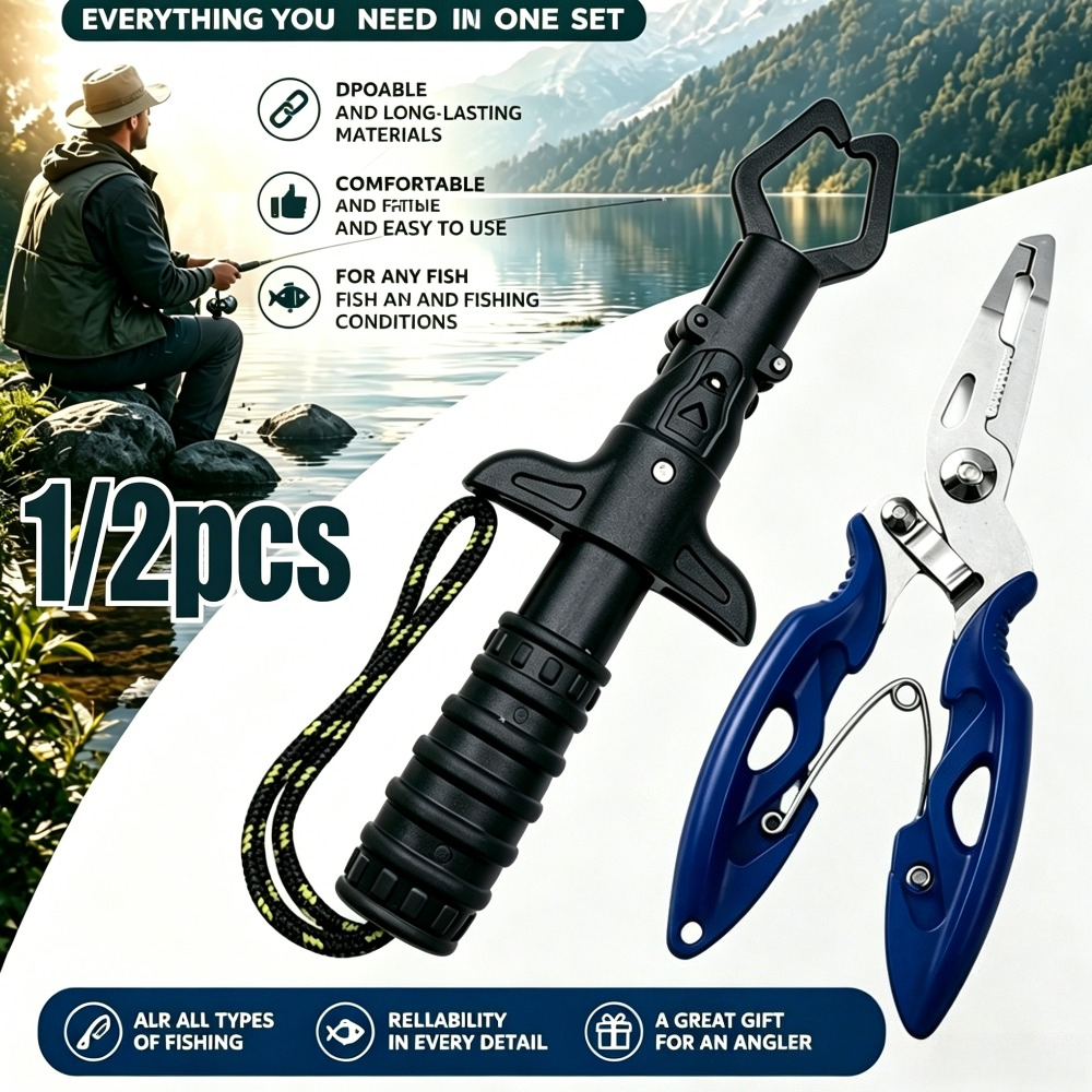 1/2pcs Fishing Gripper and Pli – Fishing Hook Remover Bewertung und Preis