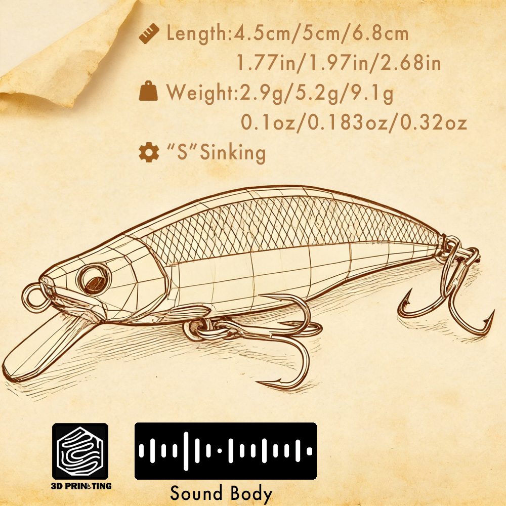 B&U Trout Pattern Hard Bait Si – Fishing Hook Treble Bewertung und Preis