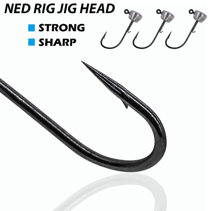 Mushroom Head Fishing Rigs Jig – Fishing Hook Weedless Bewertung und Preis