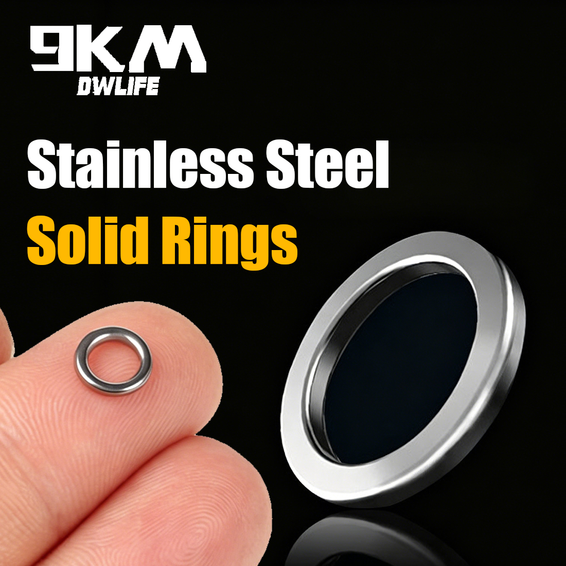 9KM Solid Ring Fishing 50pcs S – Fishing Hook Jig Bewertung und Preis