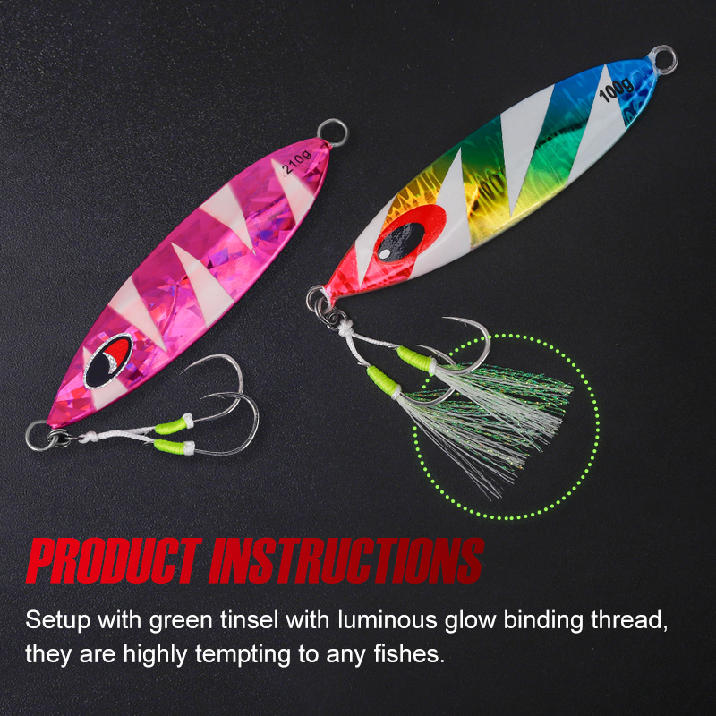 NOEBY Jig Hooks Fishing Slow J – Fishing Hook Barbless Bewertung und Preis
