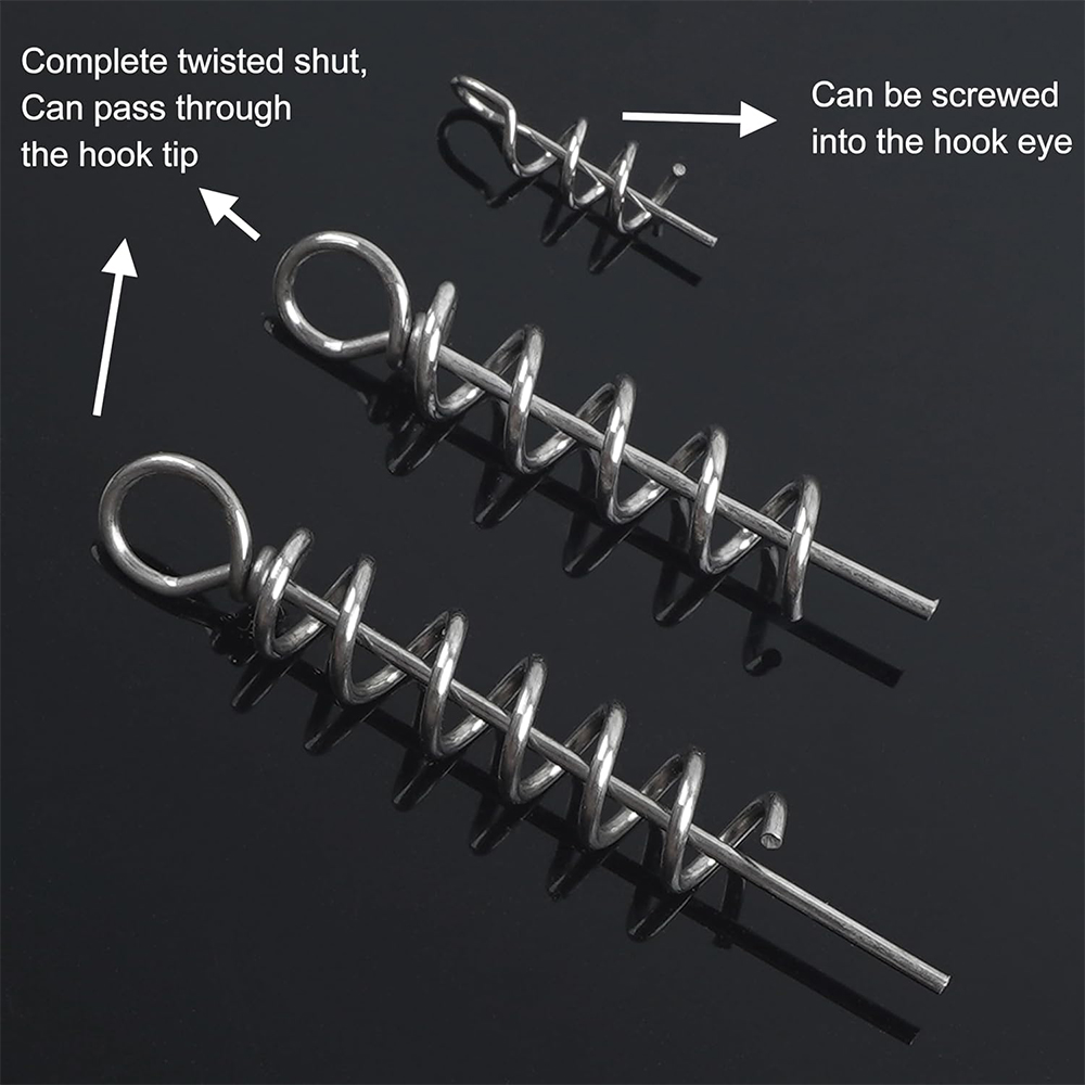 50Pcs Spring Twist Lock Fishin – Fishing Hook Box Bewertung und Preis