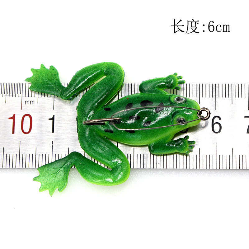 Weedless Soft Frog Lure With H – Fishing Hook Weedless Bewertung und Preis