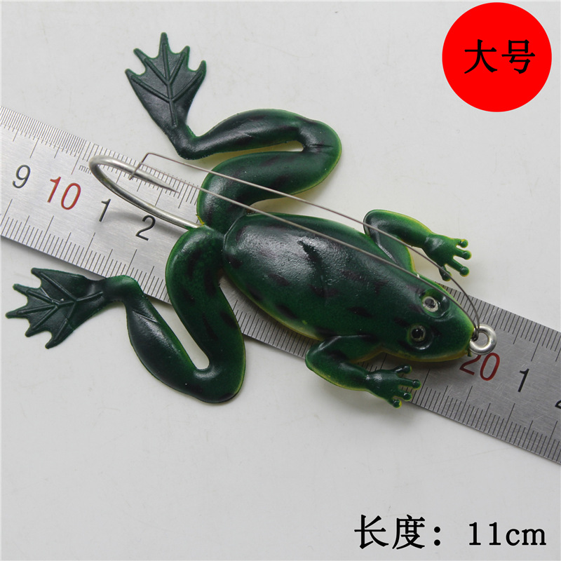 Weedless Soft Frog Lure With H – Fishing Hook Weedless Bewertung und Preis