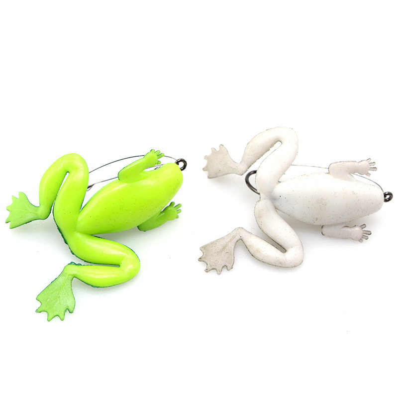 Weedless Soft Frog Lure With H – Fishing Hook Weedless Bewertung und Preis