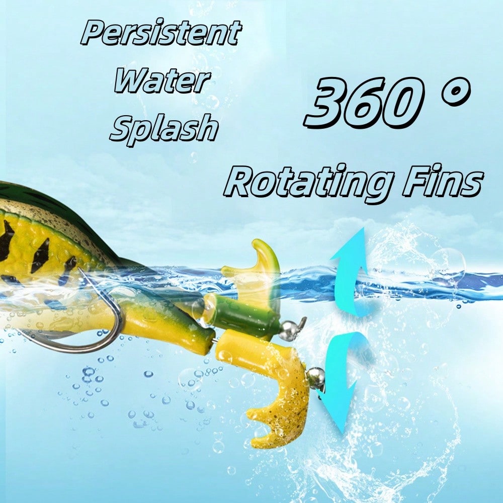 5pcs Water Soft Frog Bass Fish – Fishing Hook Weedless Bewertung und Preis