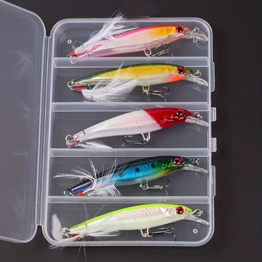 5pcs/box Laser 3D Eyes Bionic  – Fishing Hook Box Bewertung und Preis
