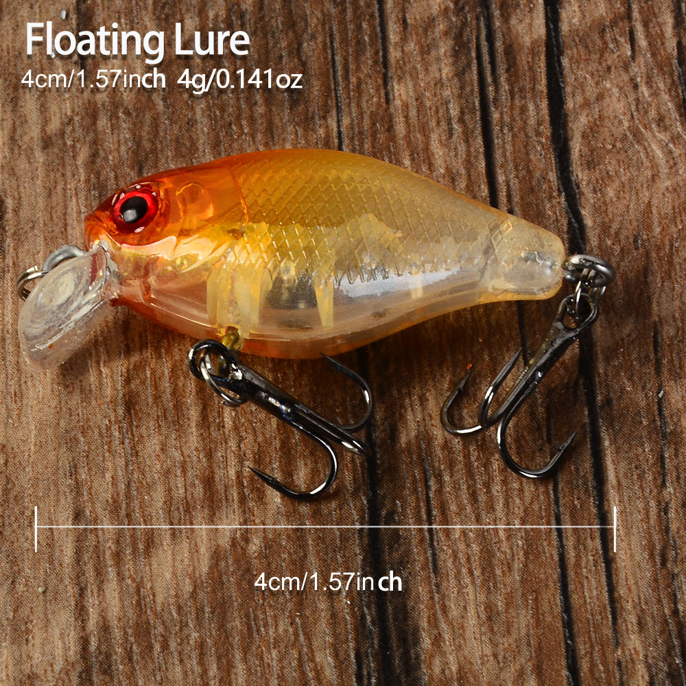 5pcs Floating Crankbaits Bait  – Fishing Hook Treble Bewertung und Preis