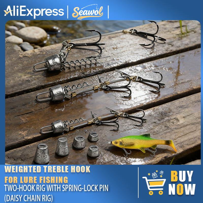 Fishing Hook Rigs Steel Leader – Fishing Hook Treble Bewertung und Preis
