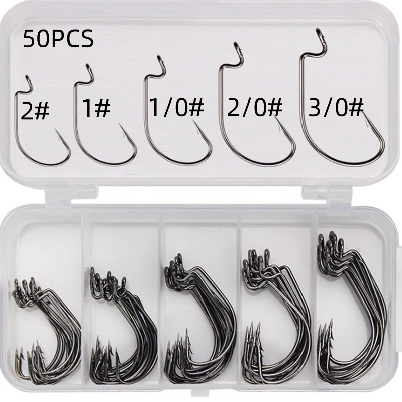 50Pcs/Box High Carbon Steel Fi – Fishing Hook Box Bewertung und Preis