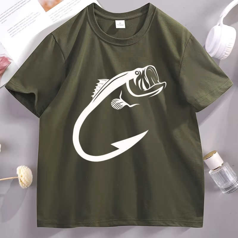 Fishing Hook Graphic T Shirts  – Fishing Hook Size Bewertung und Preis