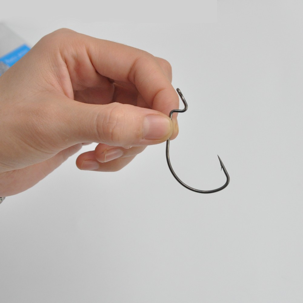 50pcs/Lot Wide Gap Texas Fishi – Fishing Hook Offset Bewertung und Preis