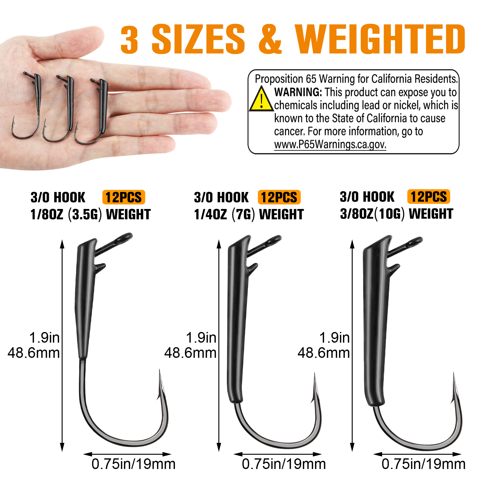 Dovesun 12PCS Ozark Rig Fishin – Fishing Hook Weedless Bewertung und Preis