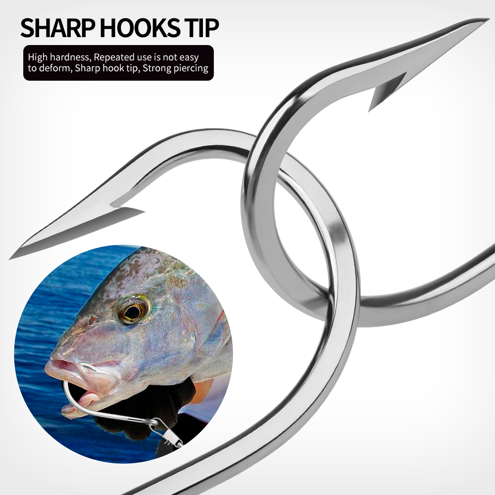 PROBEROS 5pcs Stainless Steel  – Fishing Hook Circle Bewertung und Preis