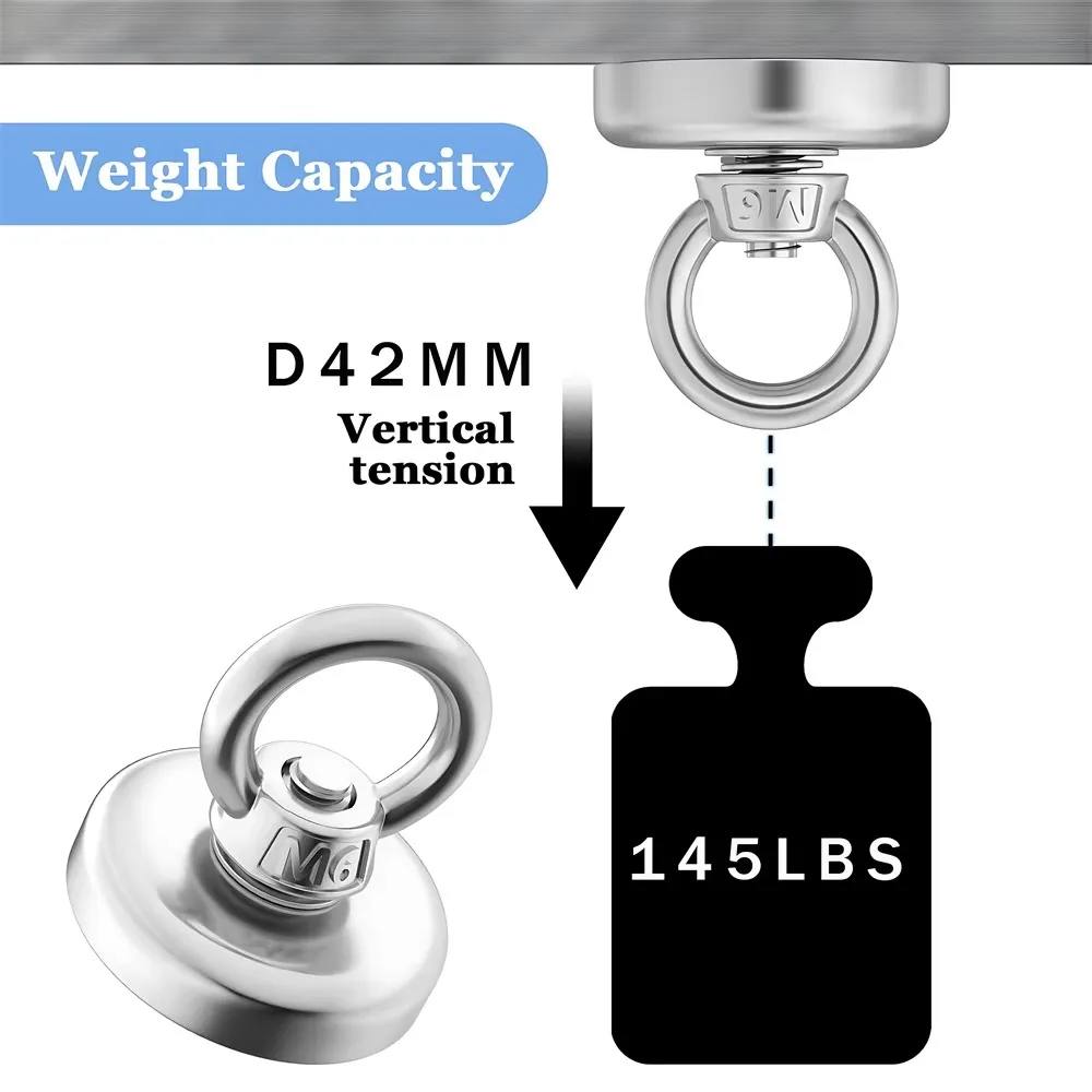 D16~D42mm Super Strong Neodymi – Fishing Hook Stainless Steel Bewertung und Preis