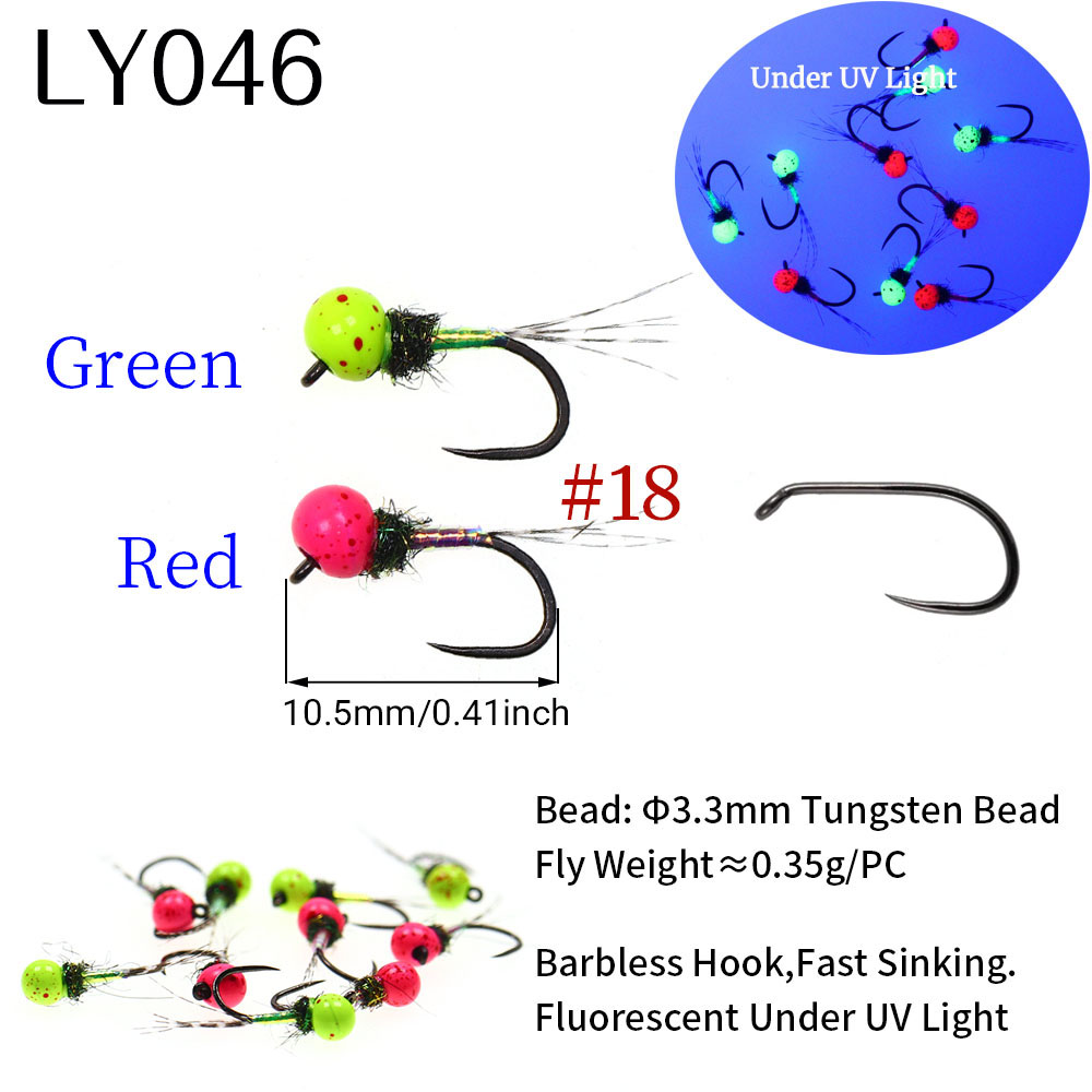 6PCS Fast Sinking Perdigon Eur – Fishing Hook Barbless Bewertung und Preis