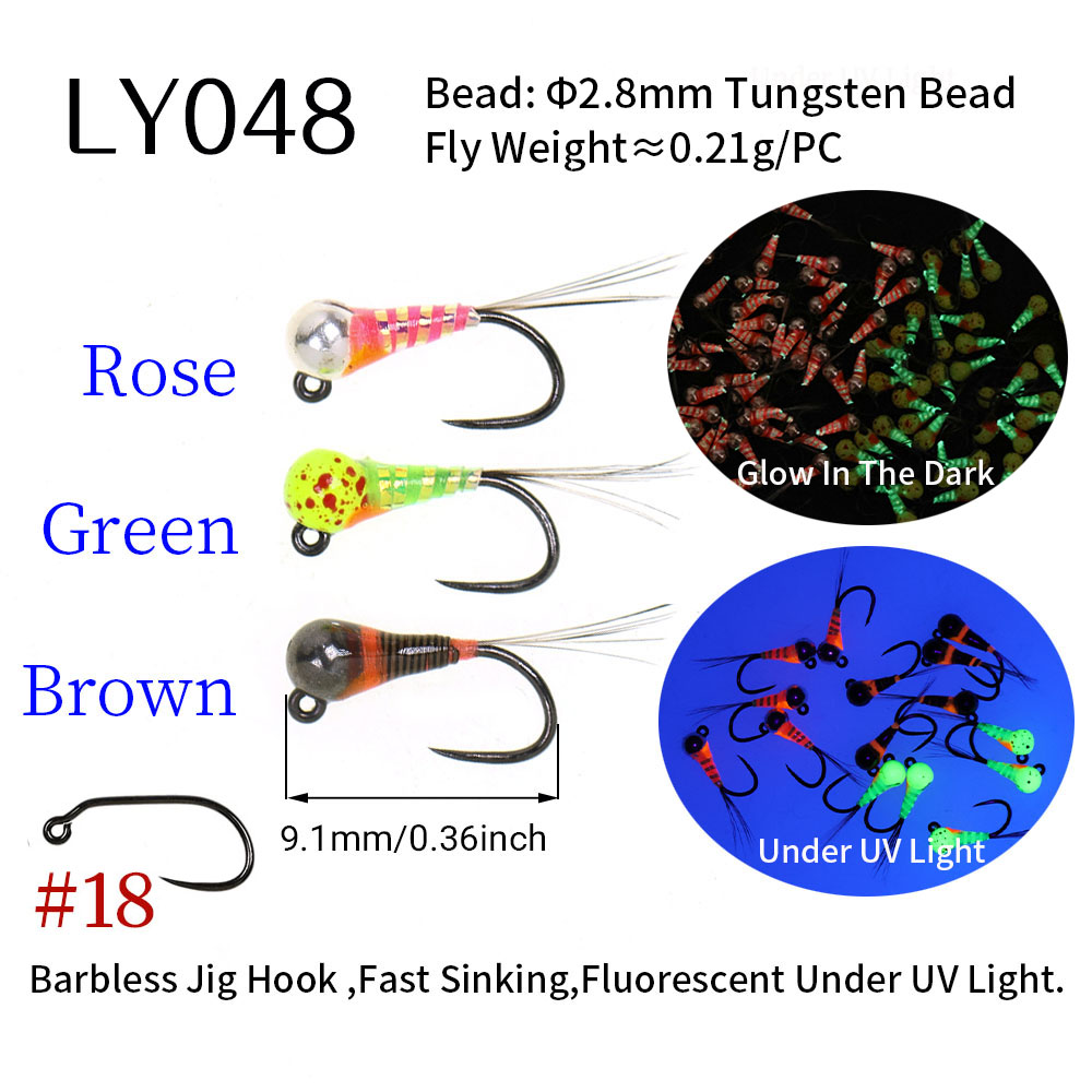 6PCS Fast Sinking Perdigon Eur – Fishing Hook Barbless Bewertung und Preis