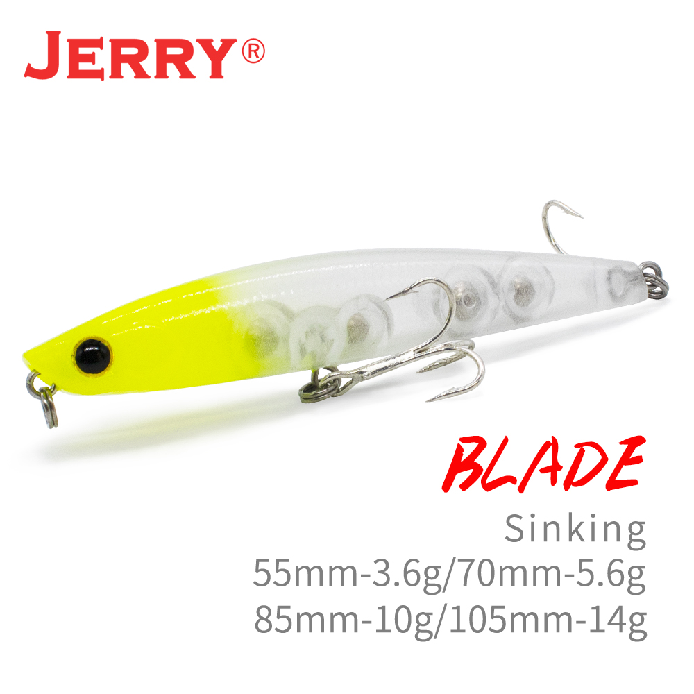 Jerry Blade Sinking Pencil Bai – Fishing Hook Treble Bewertung und Preis