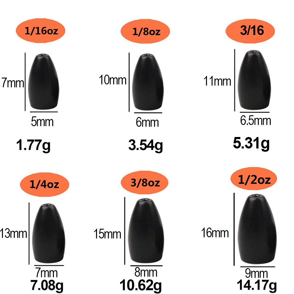 Tungsten Steel Fishing Weights – Fishing Hook Jig Bewertung und Preis